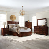 Sullivan Rich Cherry King Storage Bed - Ornate Home