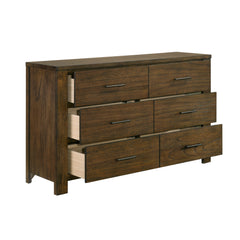 Sullivan Wire-Brushed Oak 5-Piece Queen Bedroom Set - Ornate Home