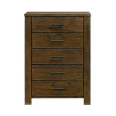 Sullivan Wire-Brushed Oak 5-Piece Queen Bedroom Set - Ornate Home