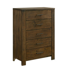 Sullivan Wire-Brushed Oak 5-Piece Queen Bedroom Set - Ornate Home