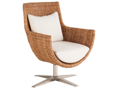 Sullivans Nomad Snow/Natural Arm Chair - Ornate Home