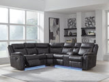 Sultan Meadow Carbon 2-Piece Reclining Sectional (Online Special Price) - Ornate Home