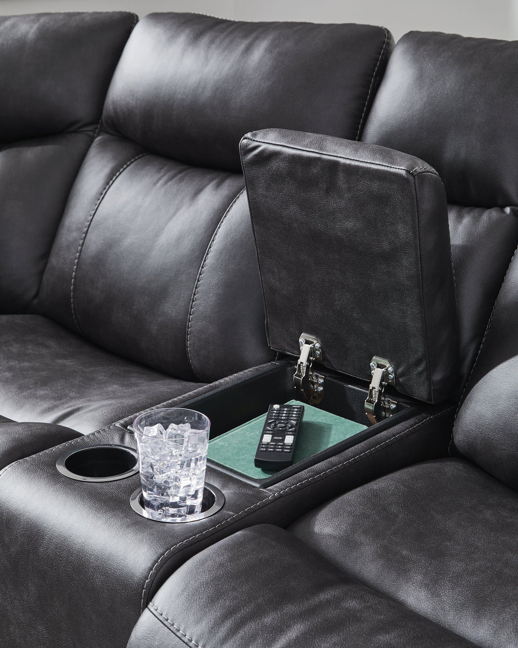 Sultan Meadow Carbon 2-Piece Reclining Sectional (Online Special Price) - Ornate Home