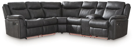 Sultan Meadow Carbon 2-Piece Reclining Sectional - Ornate Home