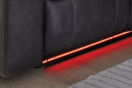 Sultan Meadow Carbon 2-Piece Reclining Sectional - Ornate Home