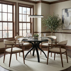 Sumay Black Dining Table - Ornate Home
