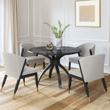 Sumay Black Dining Table - Ornate Home