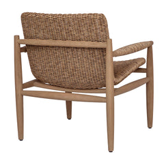 Sumba Golden Flax/Weathered Driftwood Outdoor Lounge Chair - Ornate Home