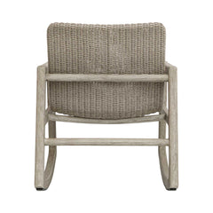 Sumba Gray Outdoor Wicker Rocking Chair - Ornate Home