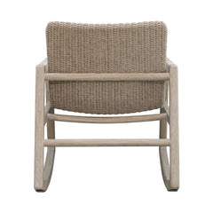 Sumba Gray Outdoor Wicker Rocking Chair - Ornate Home