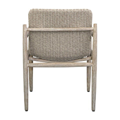 Sumba Gray Wicker Outdoor Dining Chair - Ornate Home