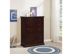 Sumerlin Cappuccino 6-drawer Bedroom Chest of Drawers - Ornate Home