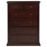 Sumerlin Cappuccino 6-drawer Bedroom Chest of Drawers - Ornate Home