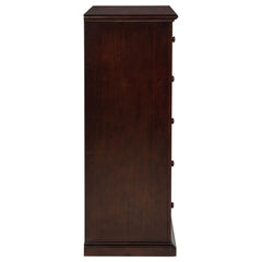 Sumerlin Cappuccino 6-drawer Bedroom Chest of Drawers - Ornate Home