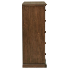 Sumerlin Medium Brown 6-drawer Bedroom Chest of Drawers - Ornate Home