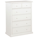 Sumerlin White 6-drawer Bedroom Chest of Drawers - Ornate Home