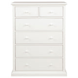 Sumerlin White 6-drawer Bedroom Chest of Drawers - Ornate Home