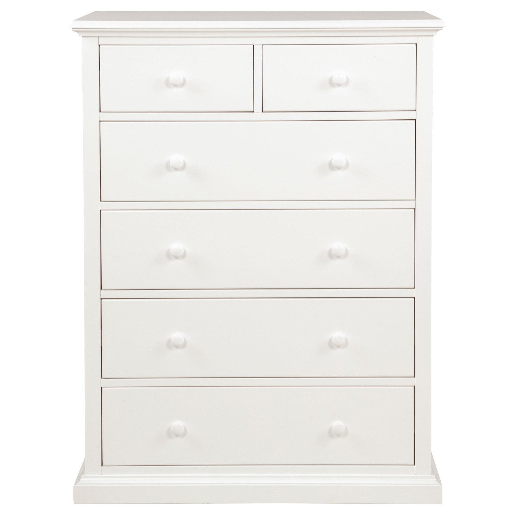 Sumerlin White 6-drawer Bedroom Chest of Drawers - Ornate Home