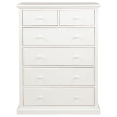 Sumerlin White 6-drawer Bedroom Chest of Drawers - Ornate Home