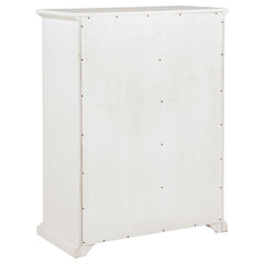 Sumerlin White 6-drawer Bedroom Chest of Drawers - Ornate Home