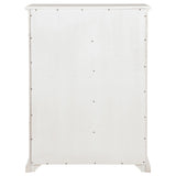 Sumerlin White 6-drawer Bedroom Chest of Drawers - Ornate Home