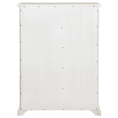 Sumerlin White 6-drawer Bedroom Chest of Drawers - Ornate Home