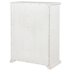 Sumerlin White 6-drawer Bedroom Chest of Drawers - Ornate Home