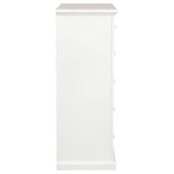 Sumerlin White 6-drawer Bedroom Chest of Drawers - Ornate Home