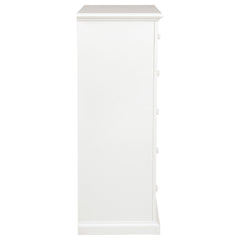 Sumerlin White 6-drawer Bedroom Chest of Drawers - Ornate Home