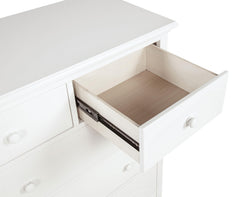 Sumerlin White 6-drawer Bedroom Chest of Drawers - Ornate Home
