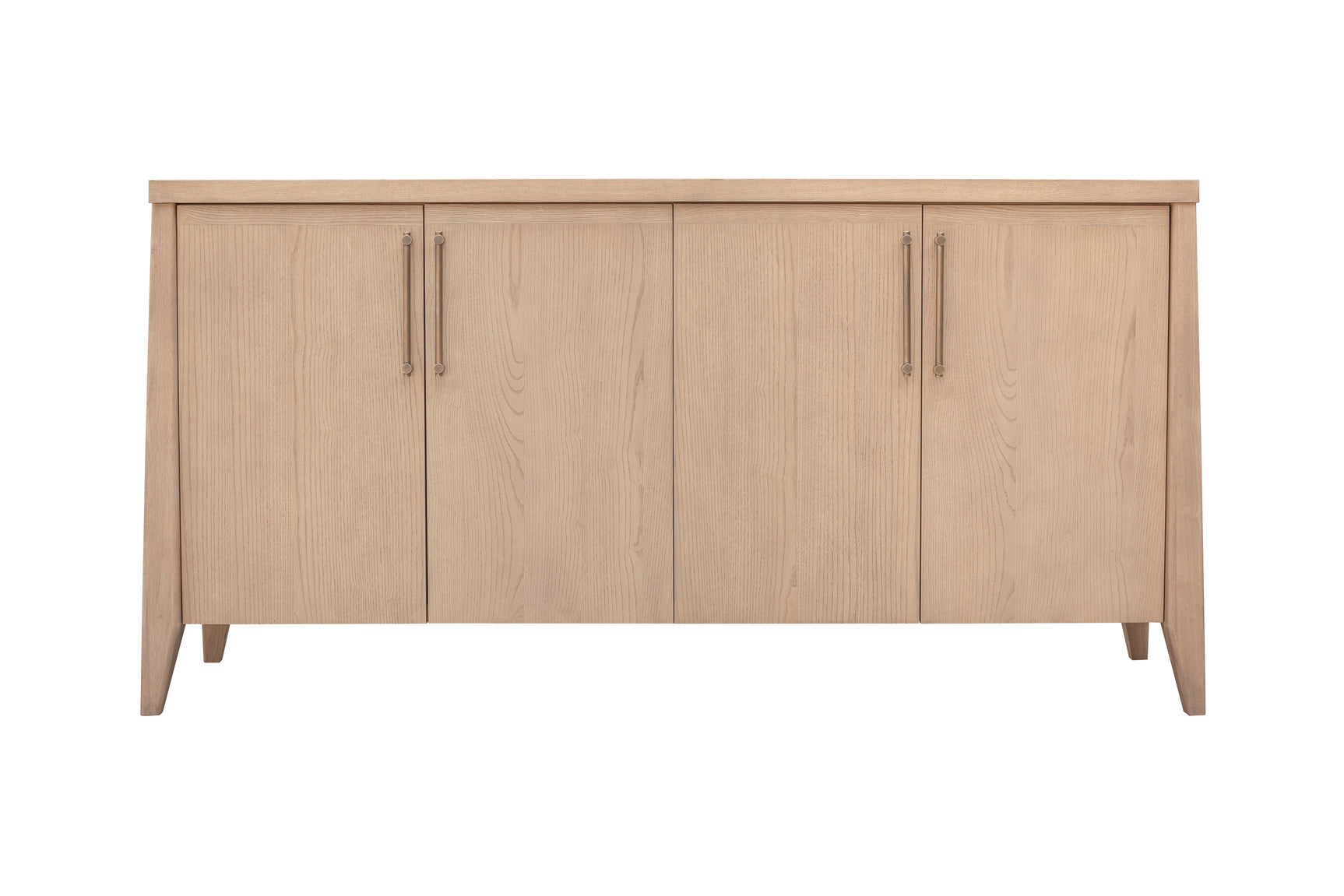 Sumire Four Door Ash Wood Sideboard in Ginger - Ornate Home