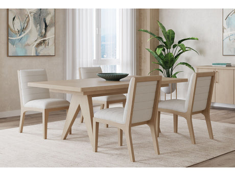 Sumire Ginger Ash Wood Rectangular Extension Table - Ornate Home