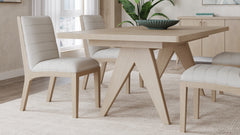 Sumire Ginger Ash Wood Rectangular Extension Table - Ornate Home
