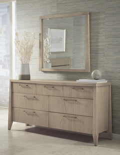 Sumire Ginger Seven Drawer Ash Wood Dresser - Ornate Home