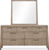 Sumire Ginger Seven Drawer Ash Wood Dresser - Ornate Home