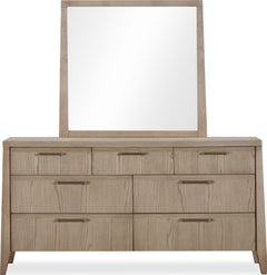 Sumire Ginger Seven Drawer Ash Wood Dresser - Ornate Home