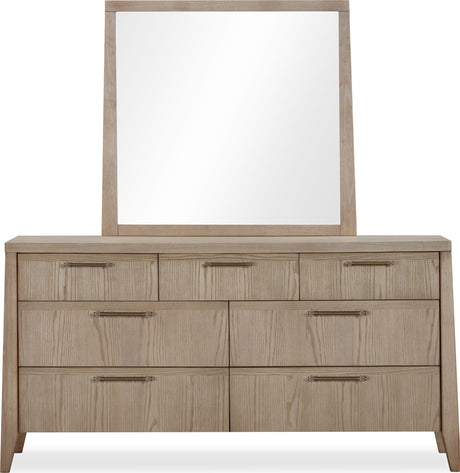 Sumire Ginger Seven Drawer Ash Wood Dresser - Ornate Home