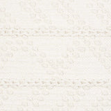 Sumiton White Textured Crochet Cotton Throw Pillow - Ornate Home