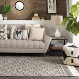 Sumiton White Textured Crochet Cotton Throw Pillow - Ornate Home