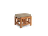 Summer 5-Piece Teak Fawn Outdoor Patio Deep Seating Set with Subrella Fawn Cushion - Ornate Home