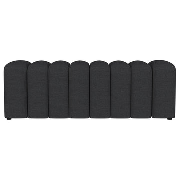 Summer Charcoal Accent Bench - Ornate Home