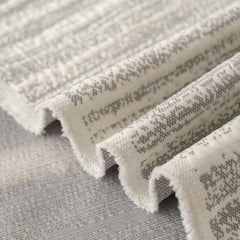 Summer Cooling Ice Silk Sofa Cover, Textured Stripe Soft Breathable Couch Throw Cover - Ornate Home