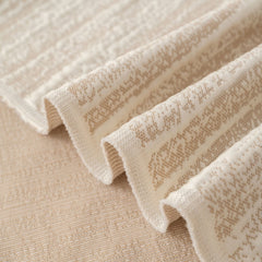 Summer Cooling Ice Silk Sofa Cover, Textured Stripe Soft Breathable Couch Throw Cover - Ornate Home
