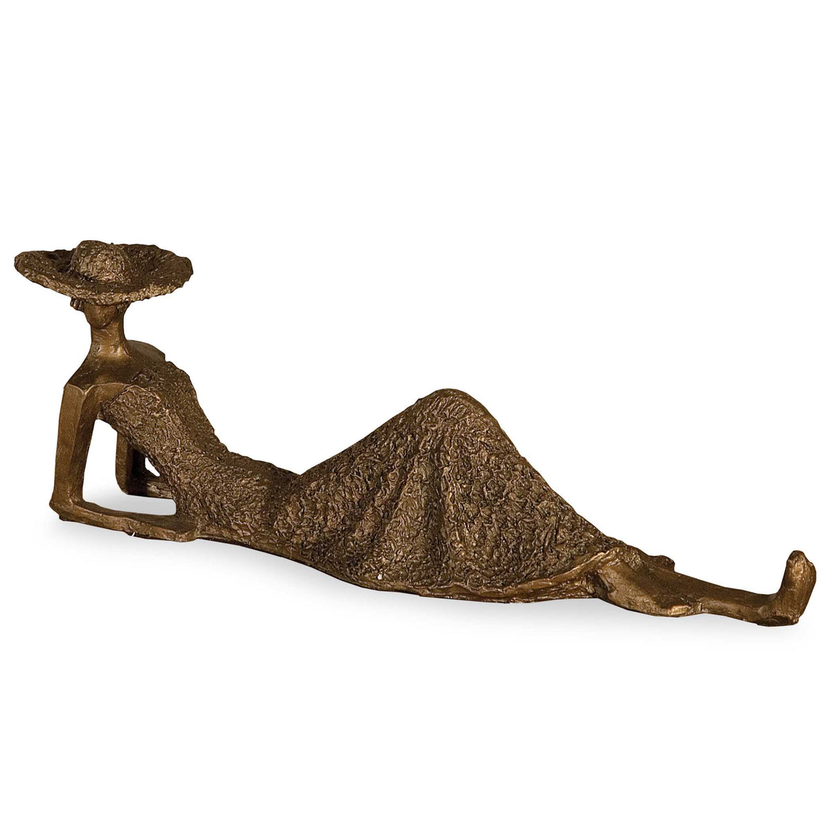 Summer Days Antique Bronze Sculpture - Ornate Home