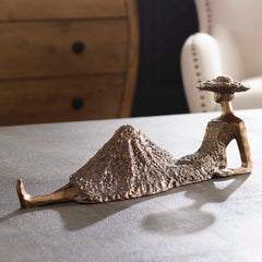 Summer Days Antique Bronze Sculpture - Ornate Home
