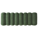 Summer Green Chenille Upholstered Channel Accent Bench - Ornate Home