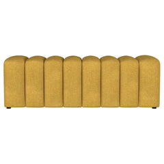 Summer Mustard Yellow Accent Bench - Ornate Home