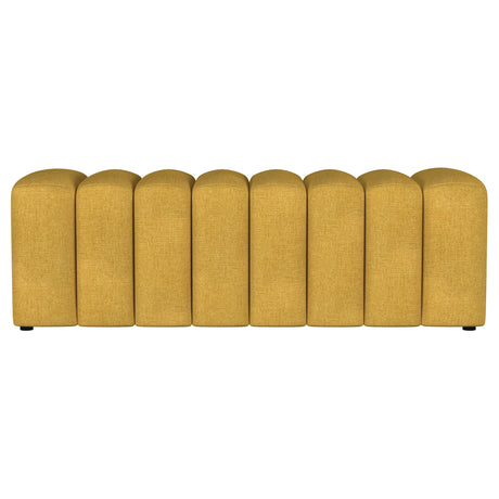Summer Mustard Yellow Accent Bench - Ornate Home