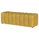 Summer Mustard Yellow Accent Bench - Ornate Home