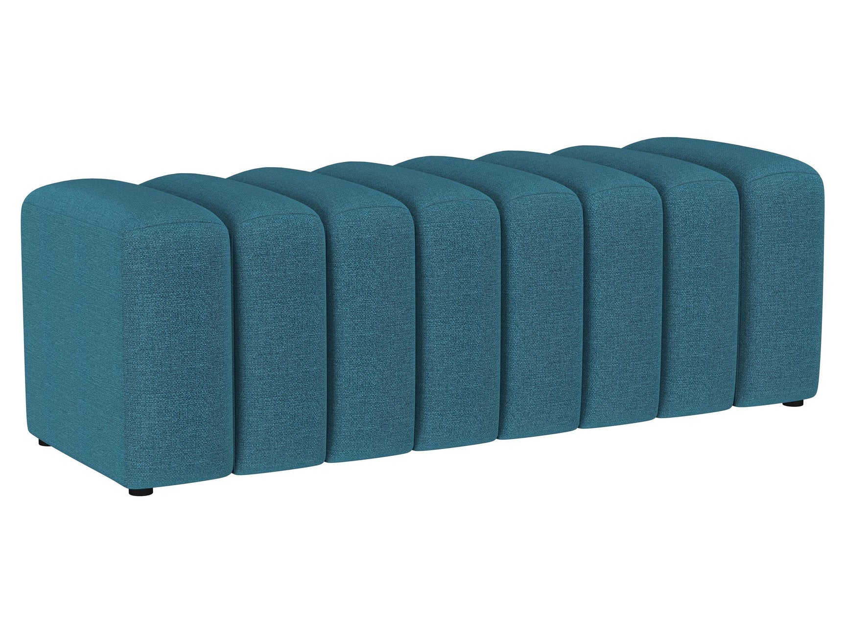 Summer Peacock Blue Accent Bench - Ornate Home
